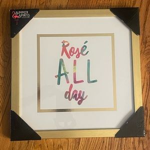 Rose All Day Framed Art
